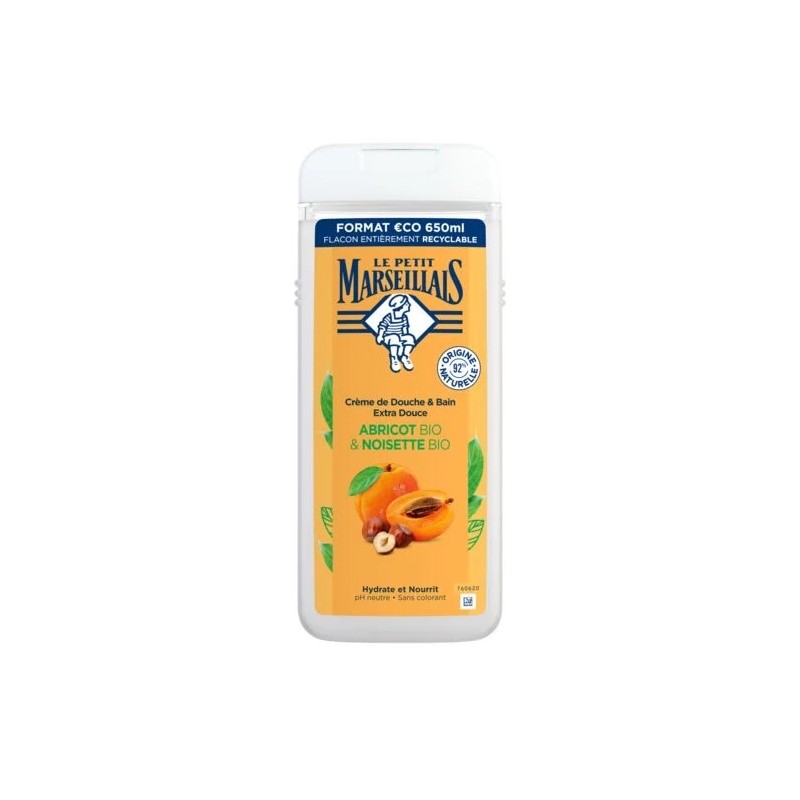 Gel Douche abricot noisette LE PETIT MARSEILLAIS
le flacon de 650mL