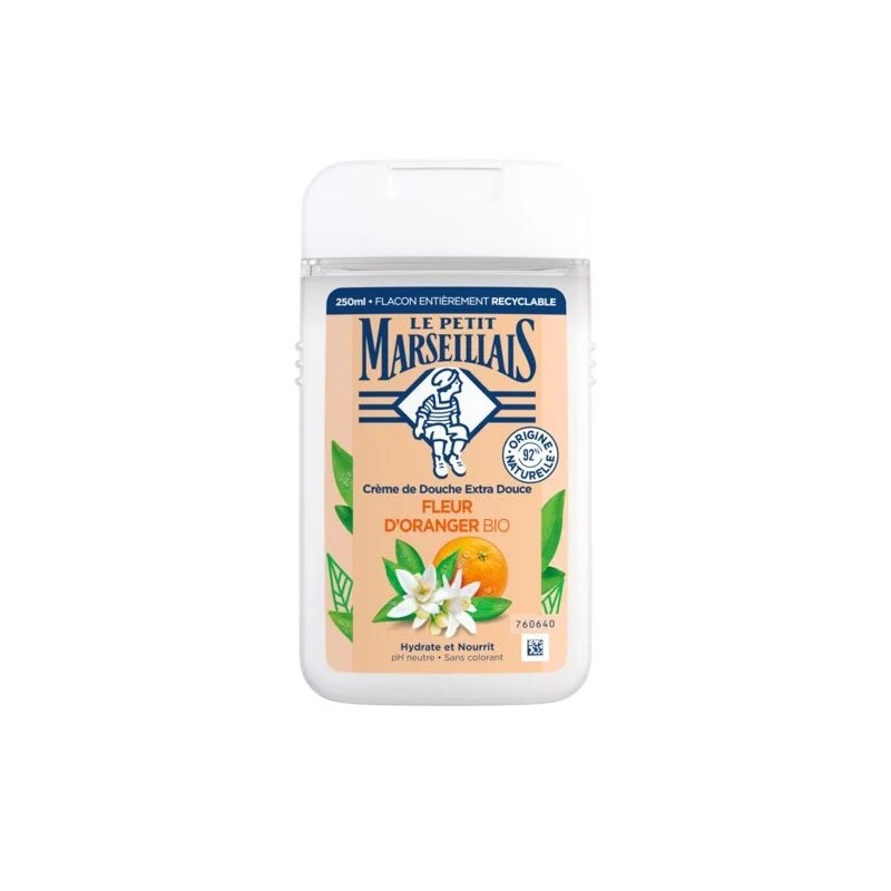 Crème de Douche à la Fleur d'oranger LE PETIT MARSEILLAIS
le flacon de 250 mL