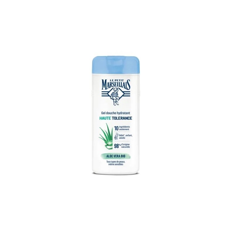Gel Douche hydratant haute tolérance aloe vera Bio