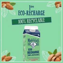 Crème de Douche Extra Doux Hydrate Et Nourrit Au Lait D'Amande Douce Eco Recharge LE PETIT MARSEILLAIS
le flacon de 1L