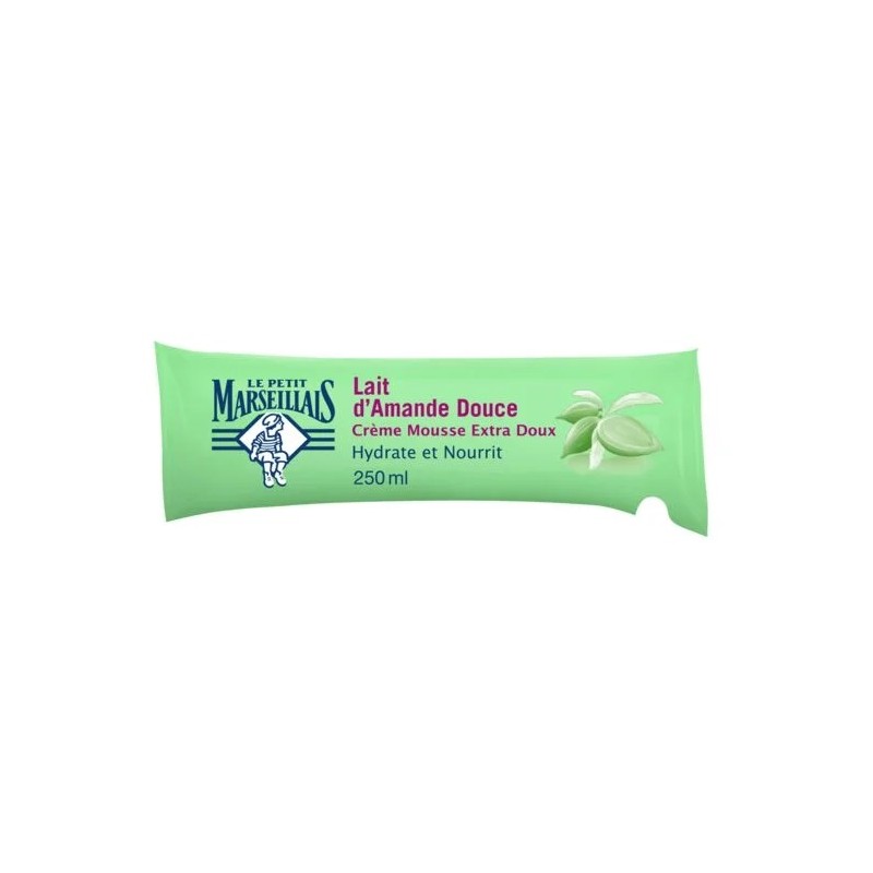 Savon liquide Recharge au lait d'Amande douce LE PETIT MARSEILLAIS
le berlingot de 250mL