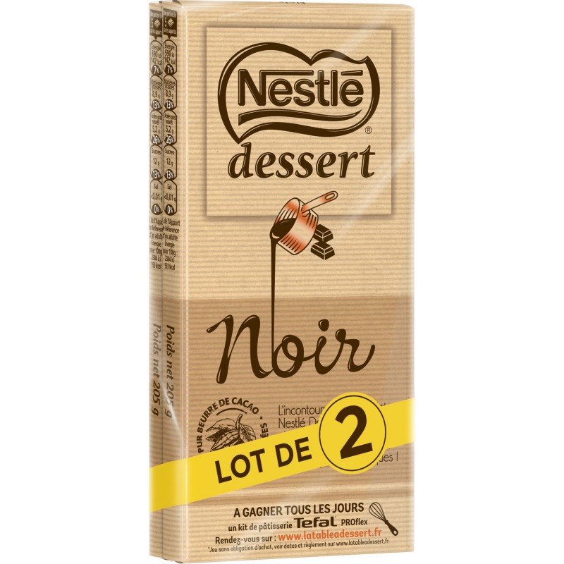 Chocolat noir pour faire fondre de Nestlé - Your Spanish Corner