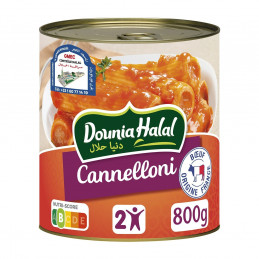 Prato cozido de canelone...