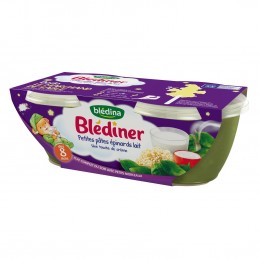 Plats bébé Blédiner 8 mois pâtes épinards lait BLEDINA