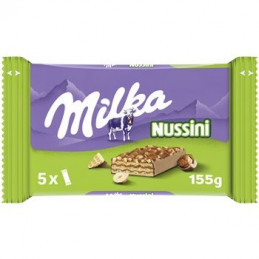 MILKA hazelnut chocolate bars