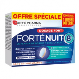 Forte Pharma 8小時夜間睡眠片 30片