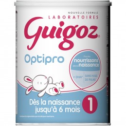 Lait en poudre 1er âge Pelargon 0 à 6 mois Guigoz - dès la naisssance