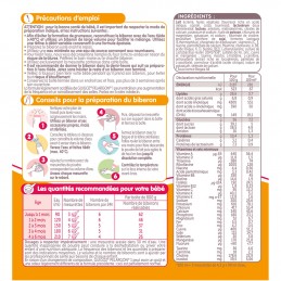 Lait bébé en poudre 1er âge Pelargon GUIGOZ