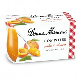 Peach and apricot BONNE MAMAN