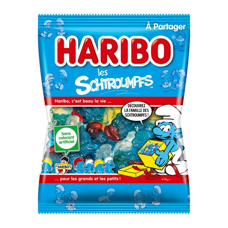 Bonbons Schtroumpfs Haribo - Candy Kids