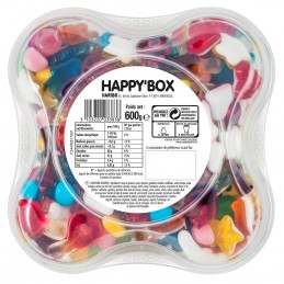 Boîte de bonbons Happy Box - 700g - HARIBO