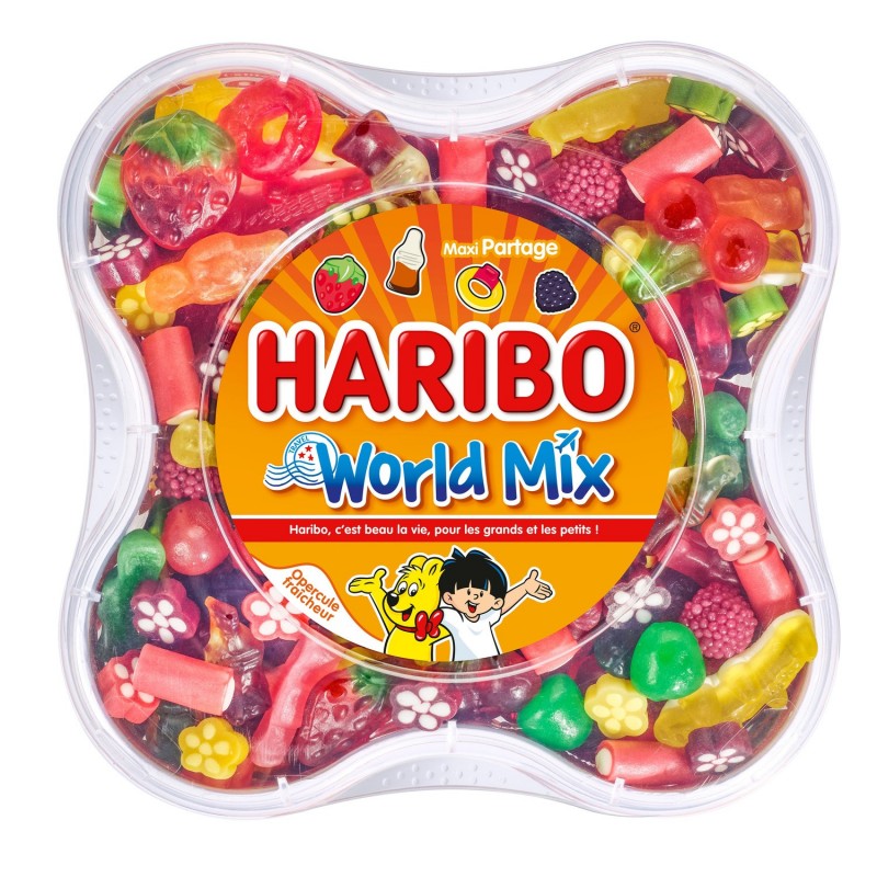Annoncør Dum strømper HARIBO World Mix Candy