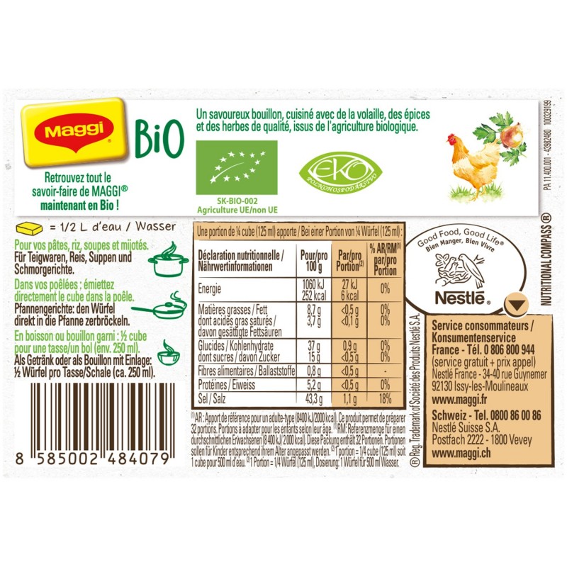 Bouillon Volaille bio MAGGI
