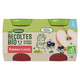 Compotes bébé bio pomme...
