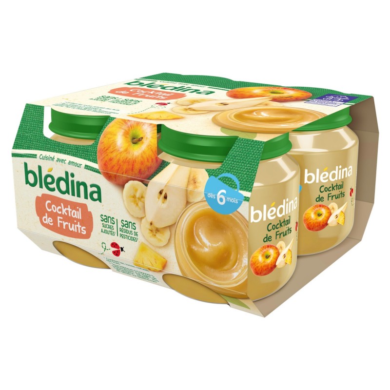 Dessert for baby apple & pear LES RECOLTES Organic BLEDINA Dessert for baby  apple & pear LES RECOLTES Organic BLEDINA