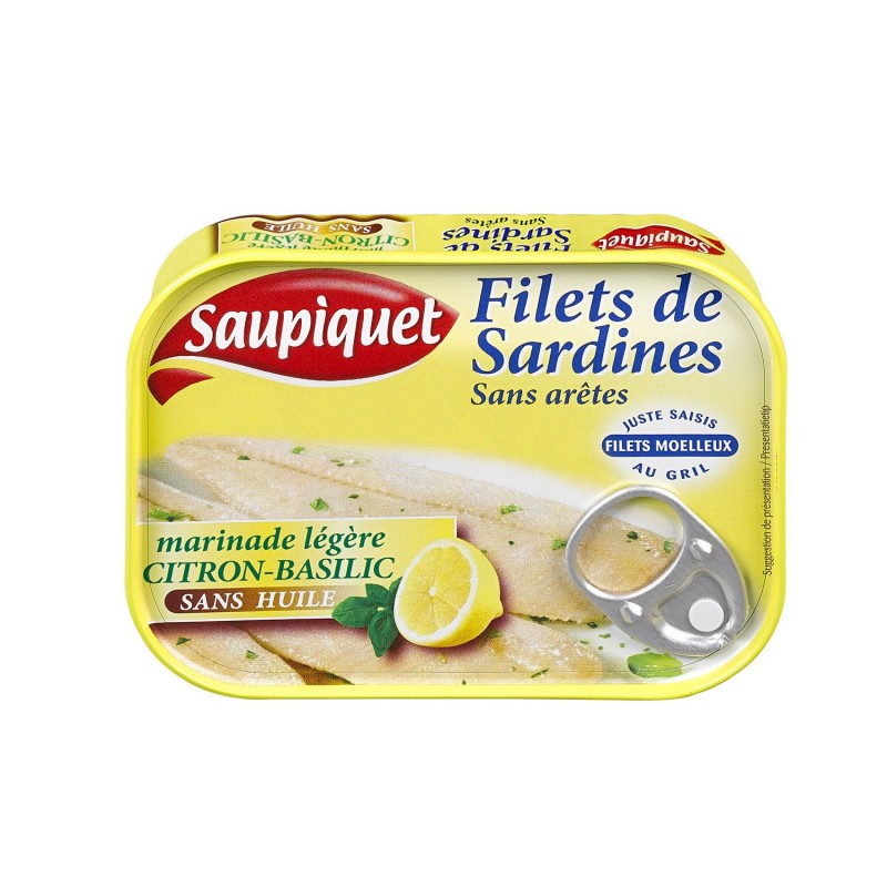 Filets de sardines à la sauce armoricaine 115g