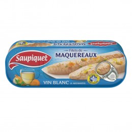 Mackerel fillets in white...